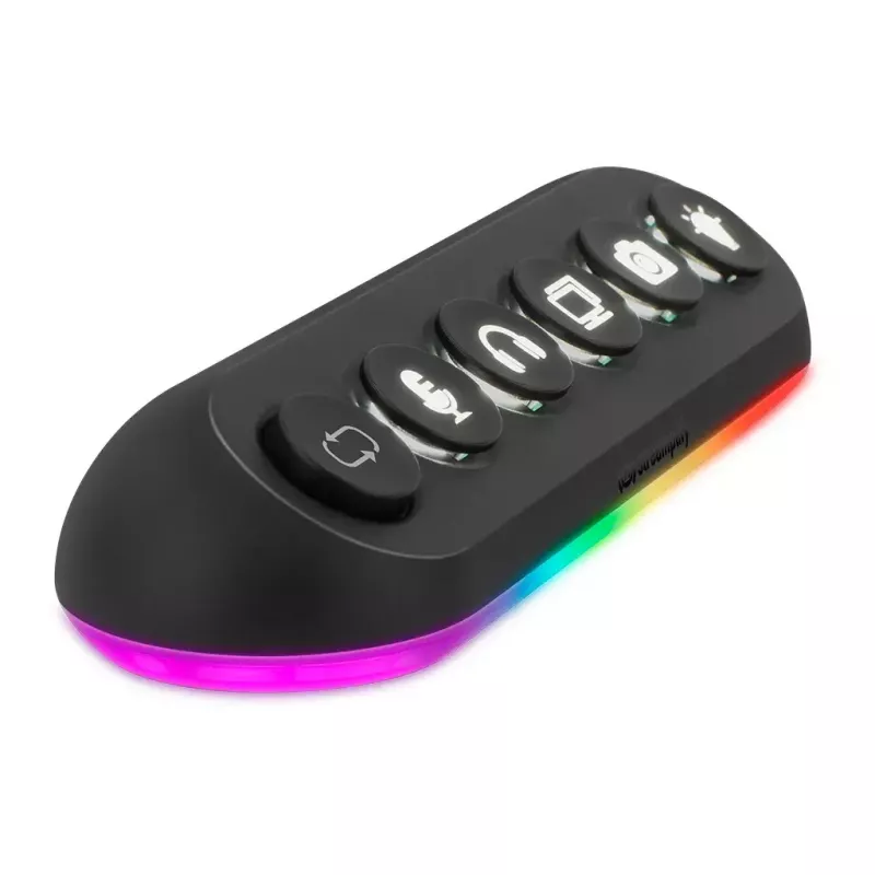 Streamplify HUB DECK 5 Black USB 2.0 USB 3.0 24W 1.8m