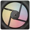 Fan Corsair iCUE LINK LX140-R RGB 14 cm Black 2000 RPM 3.55 mmH2O