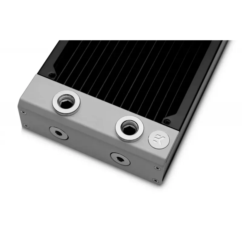 Radiator EK Water Blocks Brass Copper Stainless Steel Black 130mm
