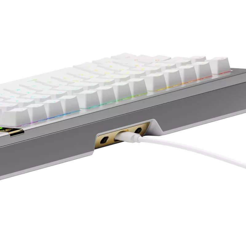 Mechanical Gaming Keyboard GLORIOUS GMMK 3 PRO HE 75% Prebuilt Wired USB QWERTY Silver