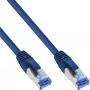 InLine Patch Cable S/FTP PiMF Cat.6A halogen free 500MHz blue 3m