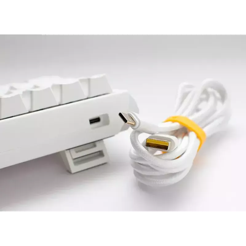 Ducky One 3 Mini Pure White keyboard Gaming USB German Mechanical 61 keys