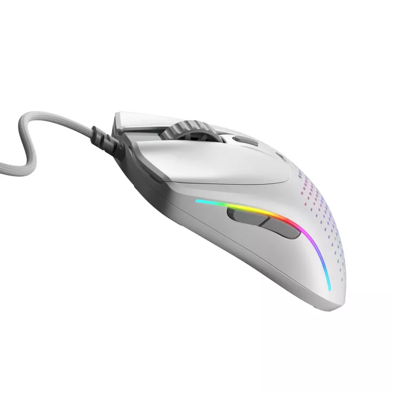 Glorious Gaming Glorious Model O 2 Mini - Matte White, Right-hand, Optical, USB Type-A, 26000 DPI, White