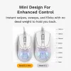 Glorious Gaming Glorious Model O 2 Mini - Matte White, Right-hand, Optical, USB Type-A, 26000 DPI, White