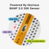Glorious Gaming Glorious Model O 2 Mini - Matte White, Right-hand, Optical, USB Type-A, 26000 DPI, White