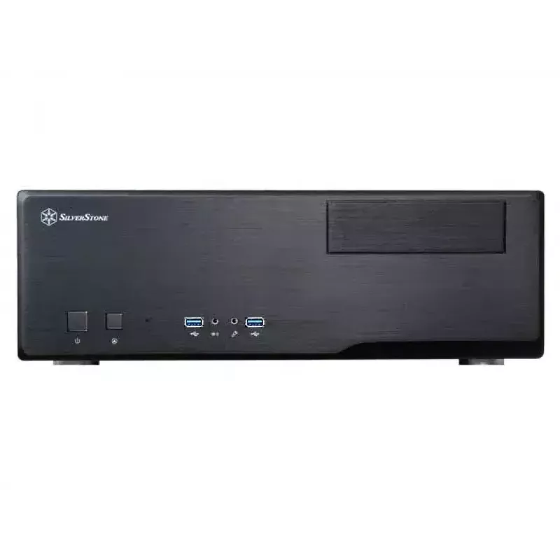 SilverStone Grandia GD05 SST-GD05B Desktop Case, Micro-ATX, 1x 5.25 inch external, 2x 3.5 inch internal, USB 3.0, Black