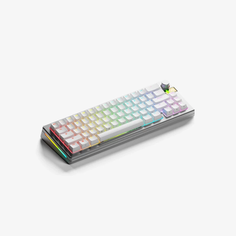 Glorious Gaming GMMK 3 PRO HE 65% Prebuilt Wireless Silver - US