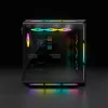 CORSAIR Mid-tower ATX Pc Case - Icue 5000t - RGB Tempered Glass - Black