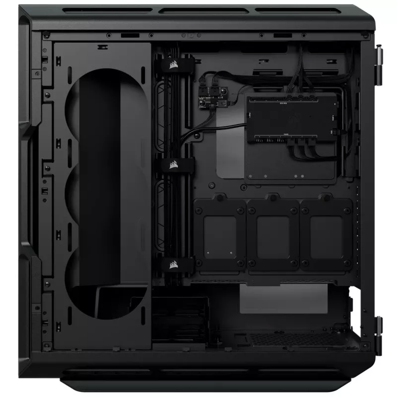 CORSAIR Mid-tower ATX Pc Case - Icue 5000t - RGB Tempered Glass - Black