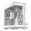 PC Case ASUS TUF GAMING GT502 Horizon TG ARGB White — Midi Tower, ATX, tempered glass, 4×3.5 inch bays, max GPU 400 mm