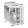 PC Case ASUS TUF GAMING GT502 Horizon TG ARGB White — Midi Tower, ATX, tempered glass, 4×3.5 inch bays, max GPU 400 mm