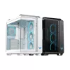 PC Case ASUS TUF GAMING GT502 Horizon TG ARGB White — Midi Tower, ATX, tempered glass, 4×3.5 inch bays, max GPU 400 mm