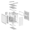 PC Case ASUS TUF GAMING GT502 Horizon TG ARGB White — Midi Tower, ATX, tempered glass, 4×3.5 inch bays, max GPU 400 mm