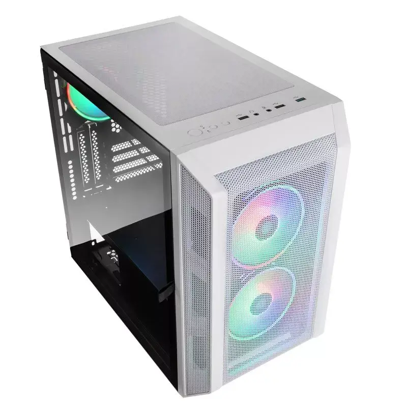PC Case Kolink Citadel Mesh RGB Micro Tower White