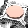 Hybrid cooler Akasa Intel LGA1700 Aluminium Black 3.76 mmH2O Ball bearing