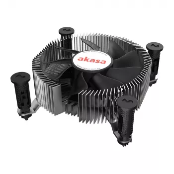 Hybrid cooler Akasa Intel LGA1700 Aluminium Black 3.76 mmH2O Ball bearing