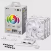 Air cooler ASUS TUF GAMING TF120 ARGB WHITE EDITION — 3×120 mm fans, 1900 RPM, 29 dB, remote control