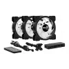 Aerocool Saturn 12F Pro ARGB Case Fan 3-Pack with Controller, 120 mm