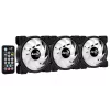 Aerocool Saturn 12F Pro ARGB Case Fan 3-Pack with Controller, 120 mm