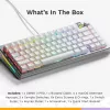 Mechanical Gaming Keyboard GLORIOUS GMMK 3 PRO 75% Wired USB QWERTY RGB Silver (US)
