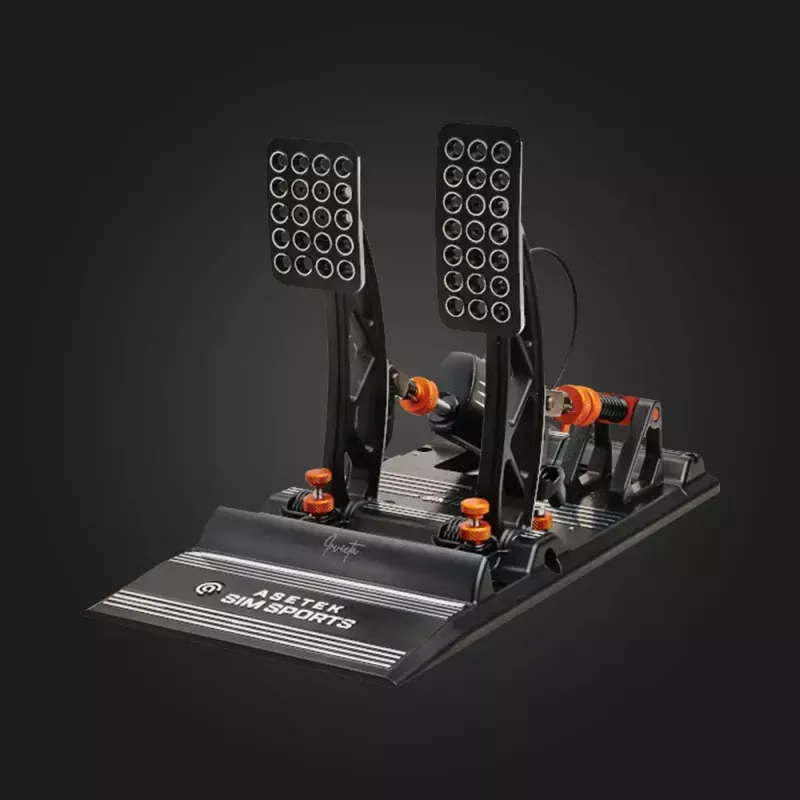 Asetek SimSports Invicta sim racing gas and brake pedal set 40-010-0000001