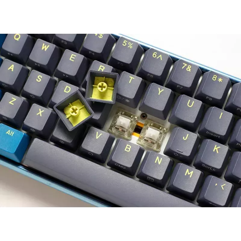Ducky One 3 Daybreak Mini keyboard Gaming USB German Black Blue Green