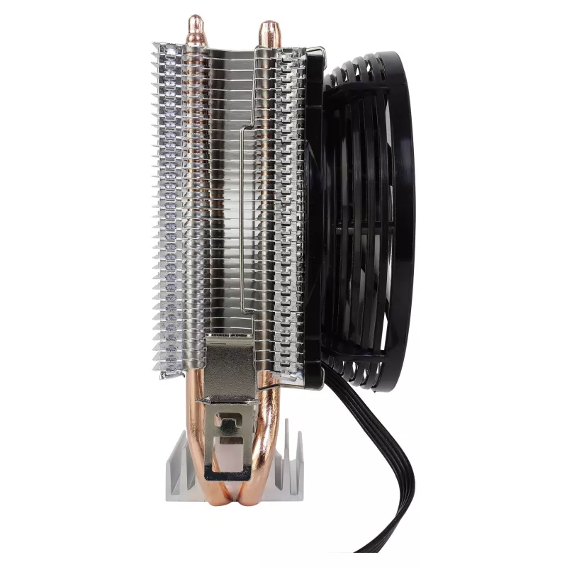 AEROCOOL VERKHO2 CPU Cooler with 90 mm Fan, Hydraulic Bearing, 800–2000 RPM, 110 W TDP, Multi-socket Support (Open Box)