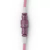 Coiled USB Cable GLORIOUS GMMK Pixel Pink 1.5m – detachable coiled cable for keyboards