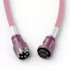 Coiled USB Cable GLORIOUS GMMK Pixel Pink 1.5m – detachable coiled cable for keyboards