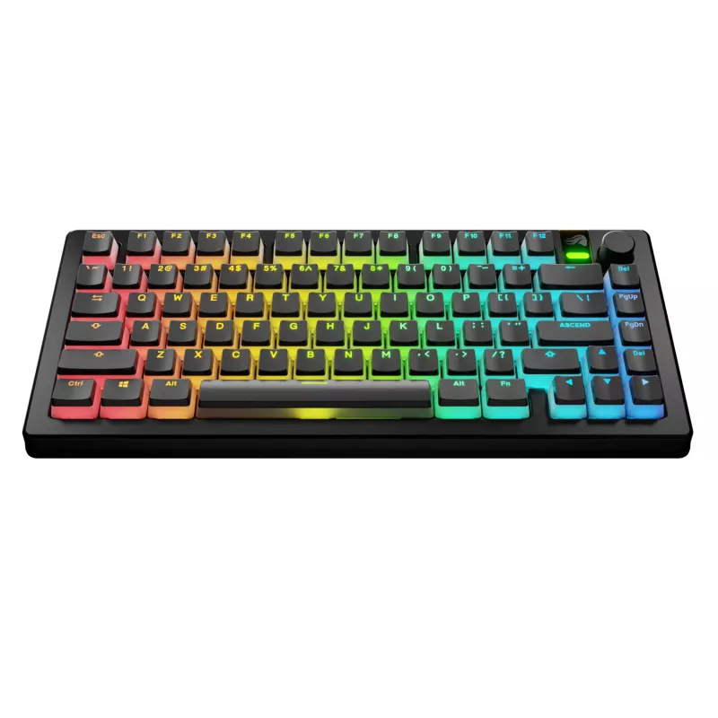 GLORIOUS GPBT Aura V3 Black US RGB keycap set