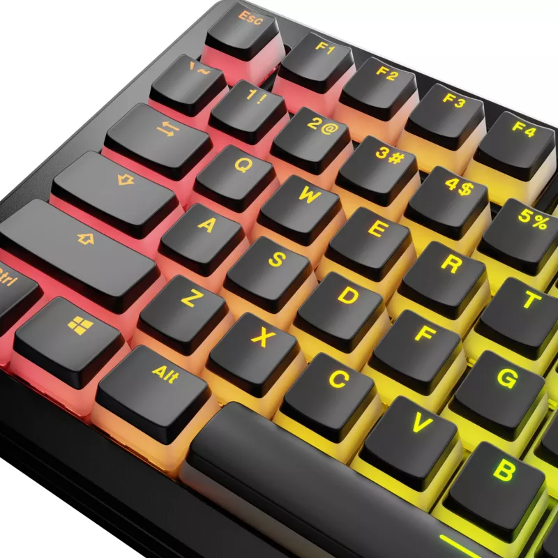 GLORIOUS GPBT Aura V3 Black US RGB keycap set