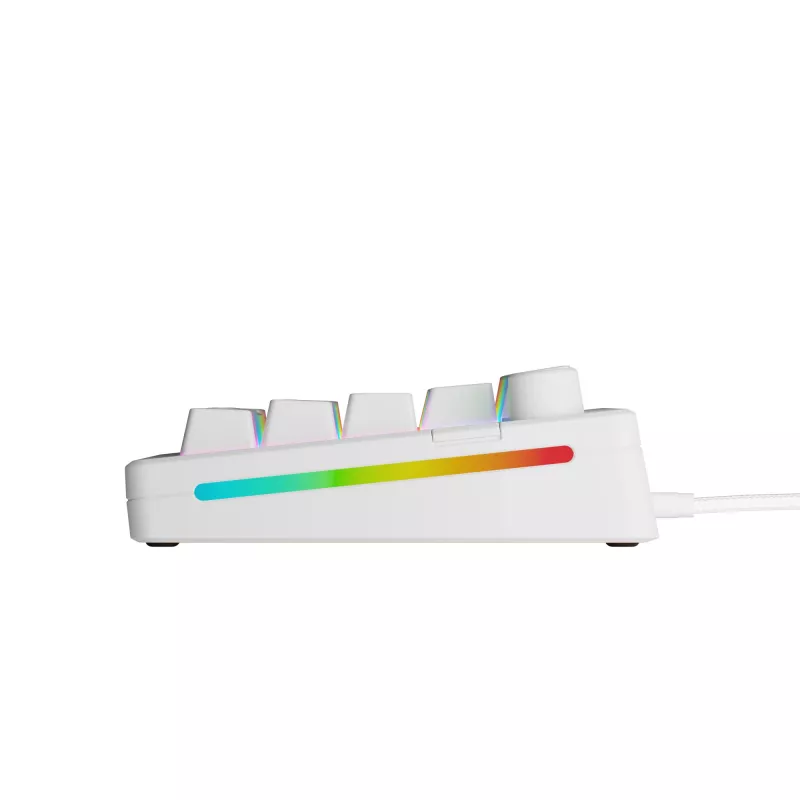 Mechanical Gaming Keyboard GLORIOUS GMMK 3 65% White — Wired USB, RGB, QWERTY (US)