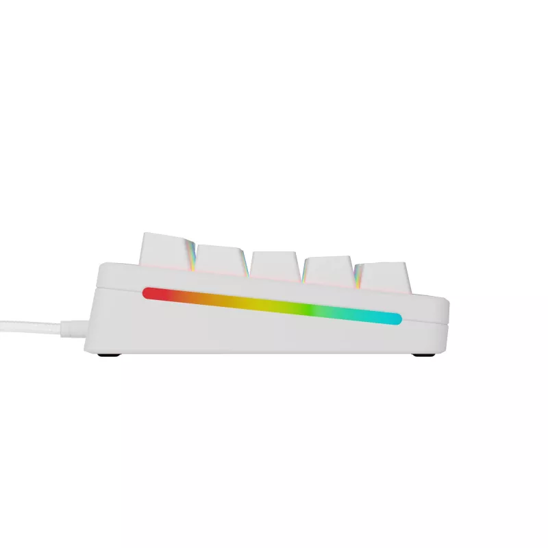 Mechanical Gaming Keyboard GLORIOUS GMMK 3 65% White — Wired USB, RGB, QWERTY (US)