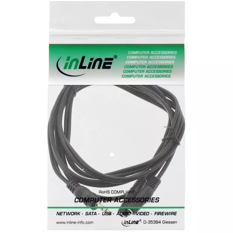 InLine 3.5mm Jack Y-Cable male to 2x 3.5mm jack female Stereo 2m