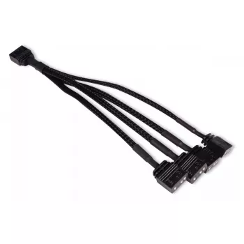 RGB splitter cable Alphacool 18710 Black Plastic