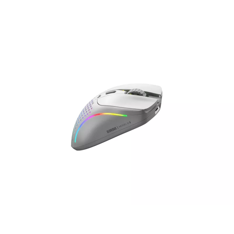 Glorious Gaming Glorious Model D 2 Wireless - Matte White, Right-hand, RF Wireless, 19000 DPI, White