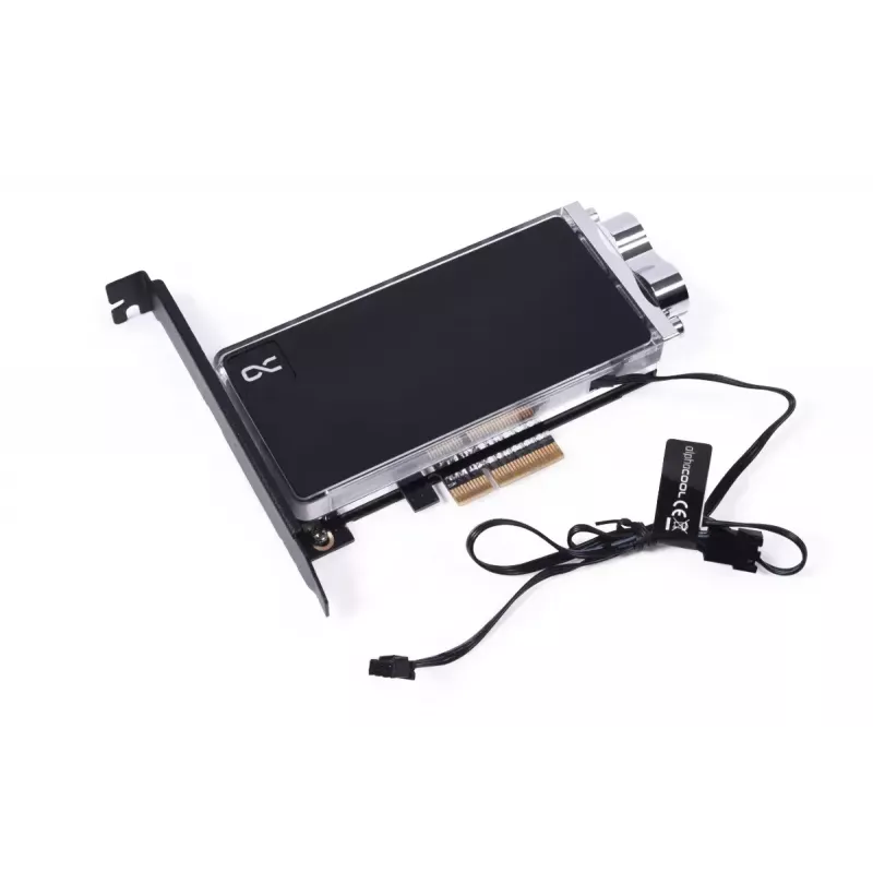 Alphacool Core M.2 NVMe PCIe 5.0 Liquid Cooler with Backplate