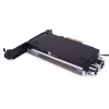 Alphacool Core M.2 NVMe PCIe 5.0 Liquid Cooler with Backplate