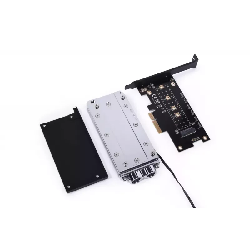 Alphacool Core M.2 NVMe PCIe 5.0 Liquid Cooler with Backplate