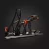 Asetek Gaming Pedals 40-010-0000002 — Wired PC Pedals, Aluminium/Bronze Housing, Black/Orange/White