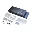 Water block + Backplate Phanteks Glacier G40 Acrylic Copper Grey Transparent
