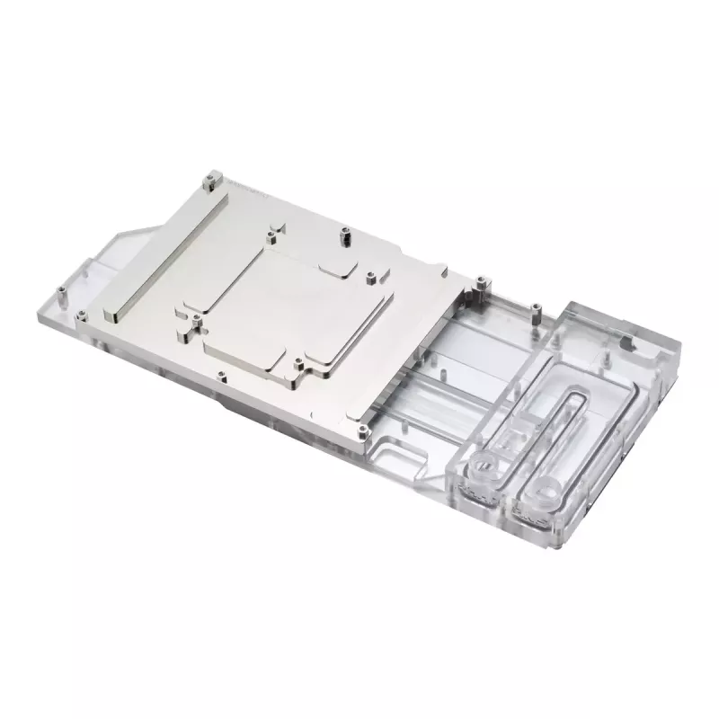 Water block + Backplate Phanteks Glacier G40 Acrylic Copper Grey Transparent
