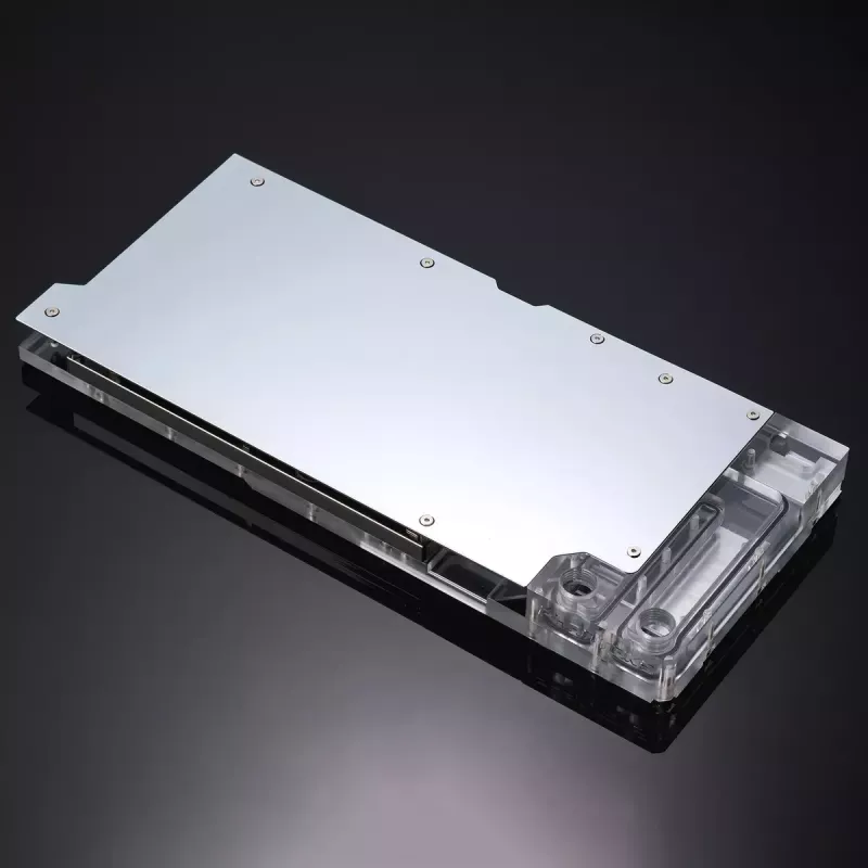 Water block + Backplate Phanteks Glacier G40 Acrylic Copper Grey Transparent