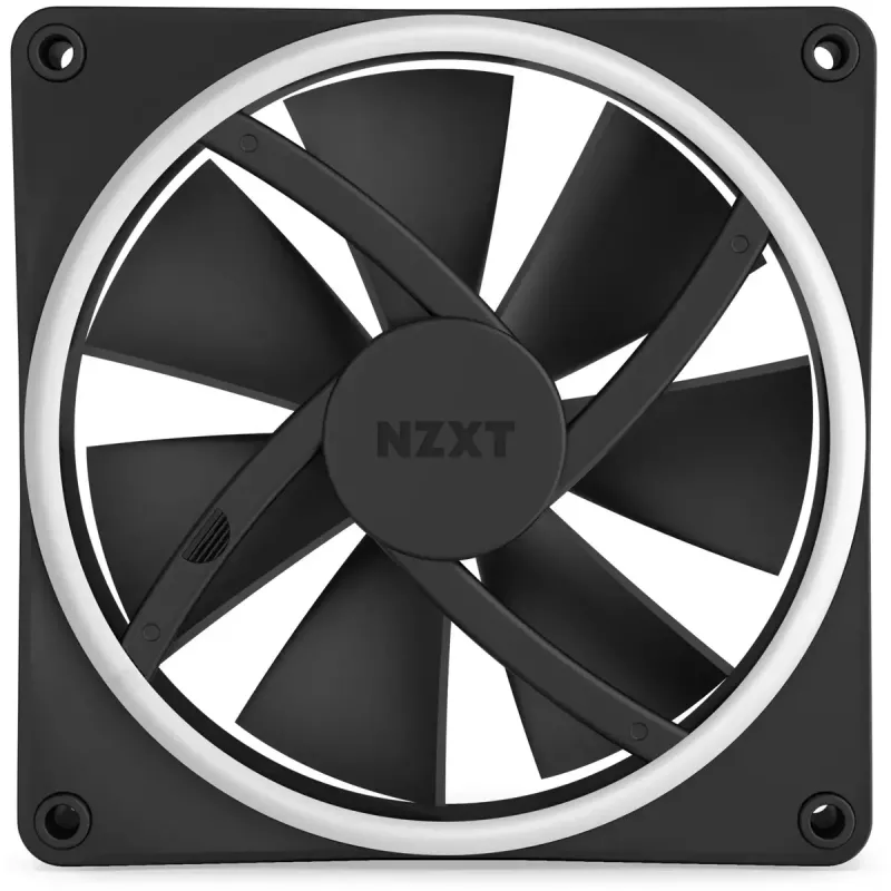 Fan NZXT F120 RGB DUO 12 cm Black 500-1800 RPM 2.42 mmH2O