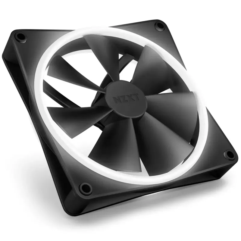 Fan NZXT F120 RGB DUO 12 cm Black 500-1800 RPM 2.42 mmH2O
