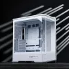 Computer Case Jonsbo D400 Midi Tower ATX Tempered Glass - White