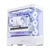 Computer Case Jonsbo D400 Midi Tower ATX Tempered Glass - White