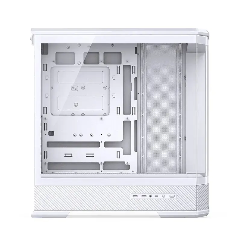Computer Case Jonsbo D400 Midi Tower ATX Tempered Glass - White
