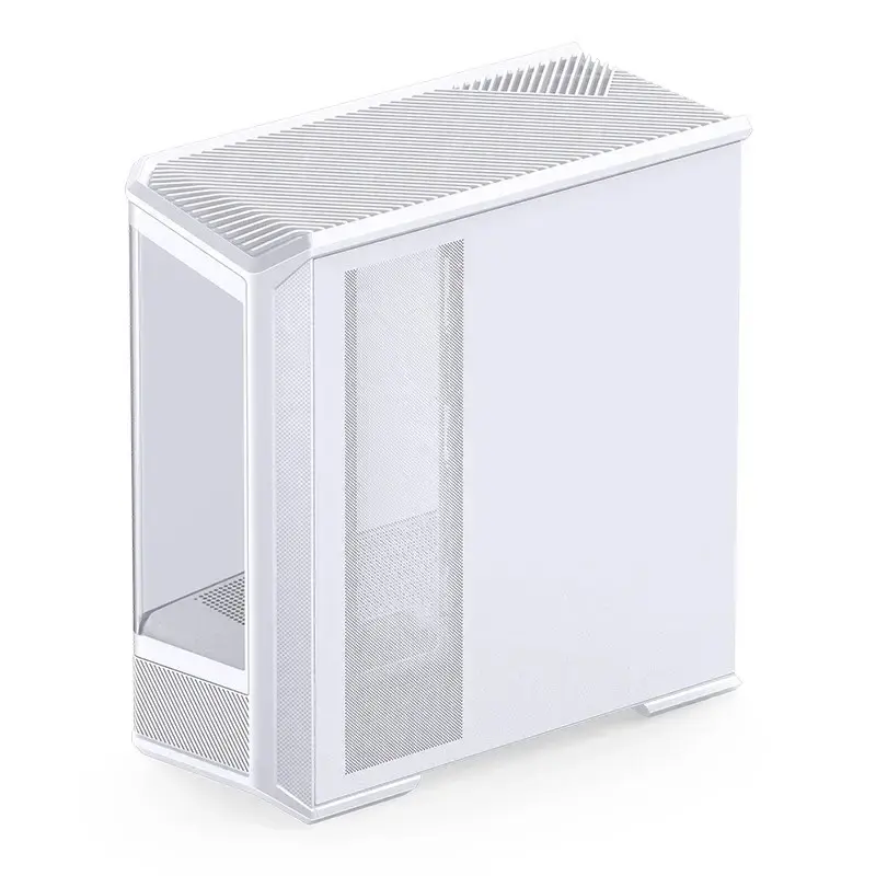 Computer Case Jonsbo D400 Midi Tower ATX Tempered Glass - White
