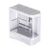 Computer Case Jonsbo D400 Midi Tower ATX Tempered Glass - White